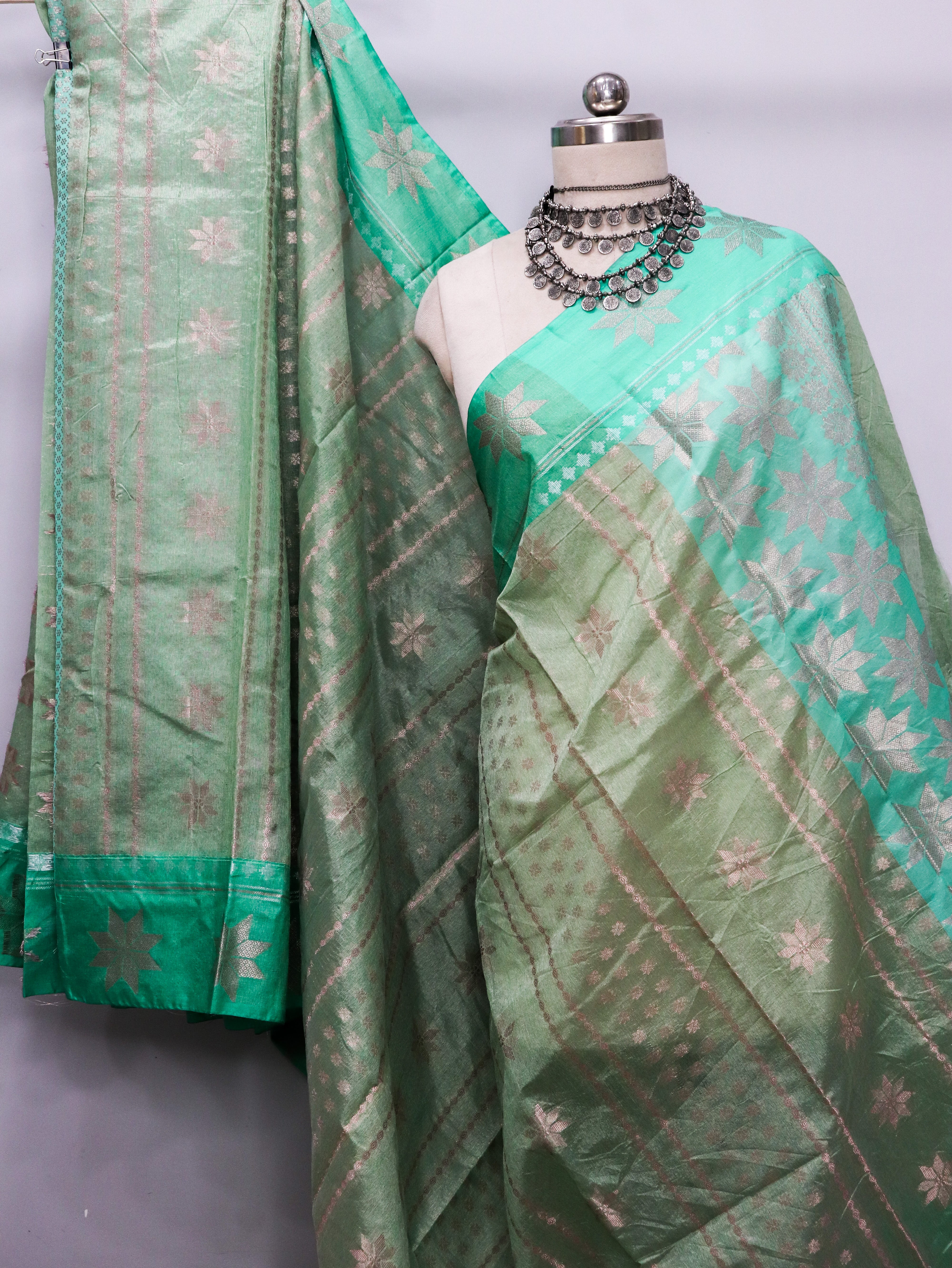 Banarasi Semi Tassar Silk
