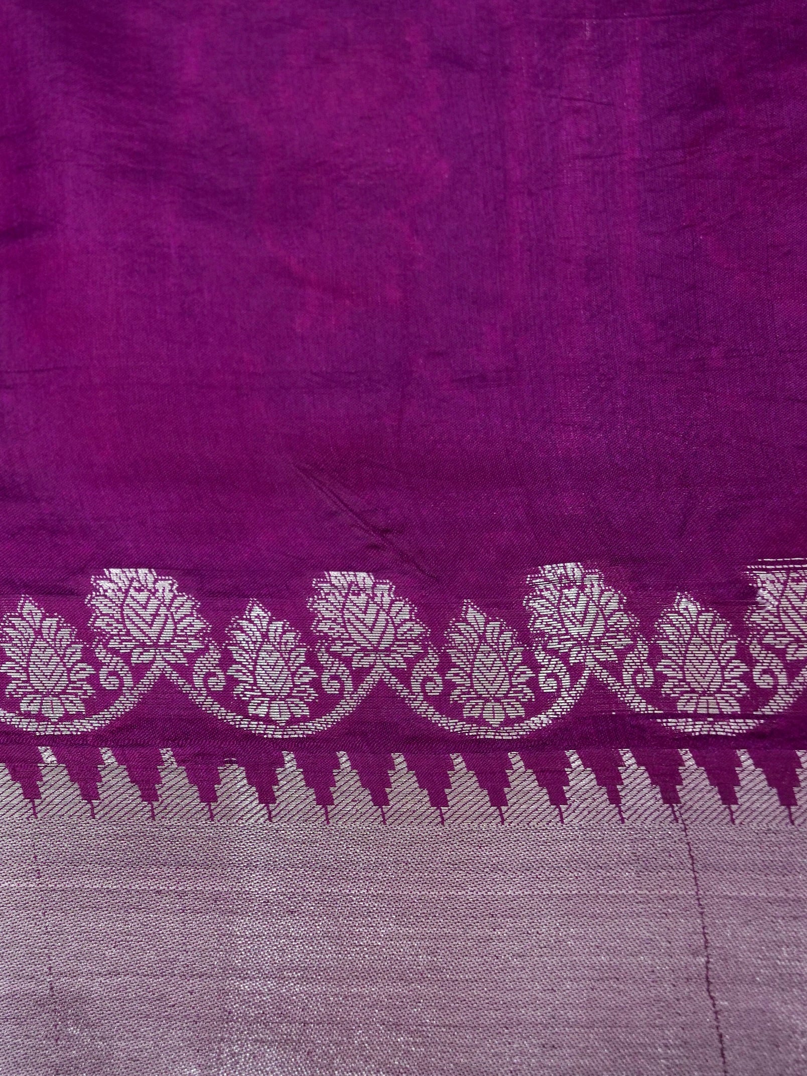 Banarasi pure raw mango silk allover jari box design with Meena With contrast blouse