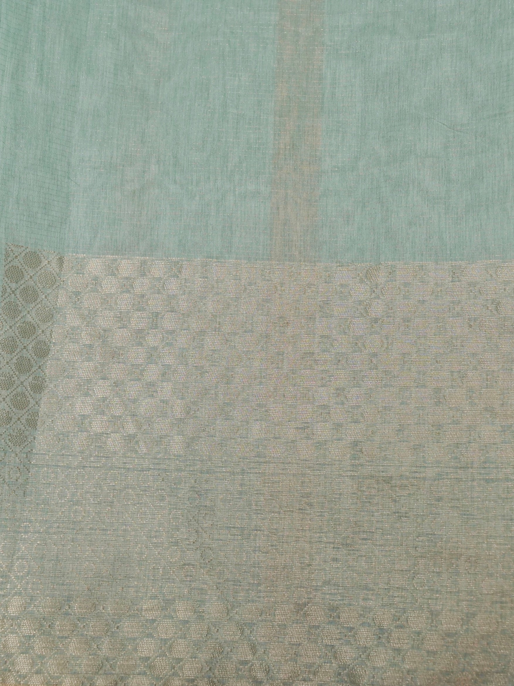 Banarasi Tassar silk zari linning skurt Buta border banarasi pallu with jacquard Blouse