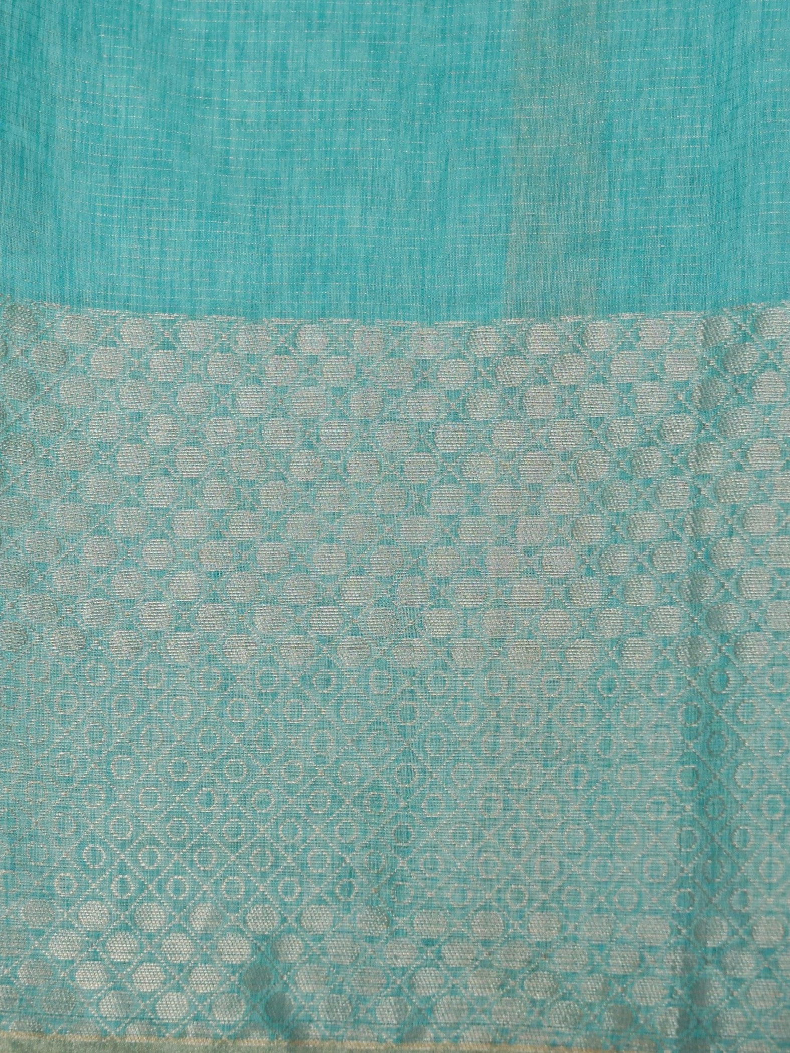 Banarasi Tassar silk zari linning skurt Buta border banarasi pallu with jacquard Blouse
