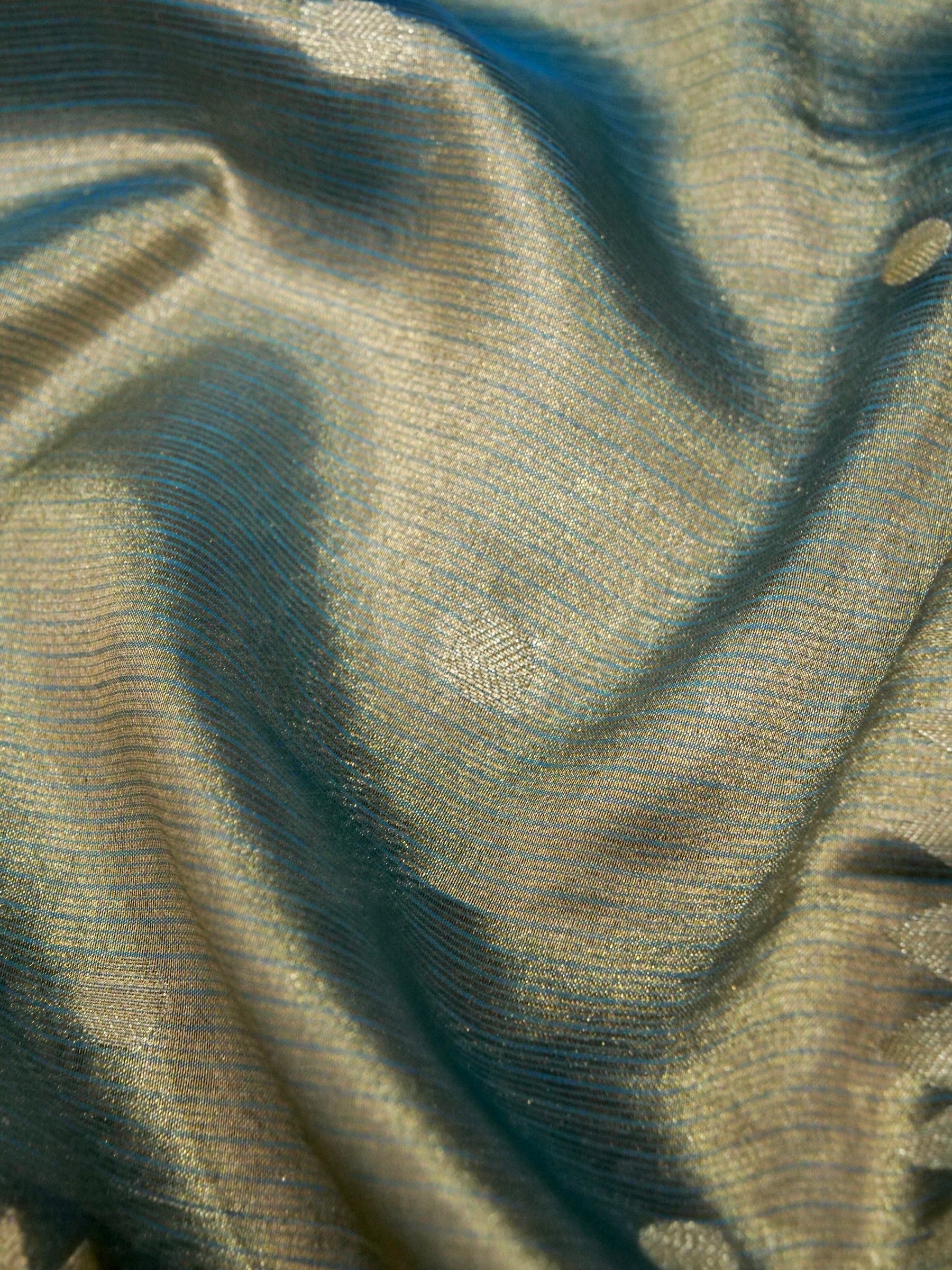 Banarasi Pure Tissue Silk with Resham Meena