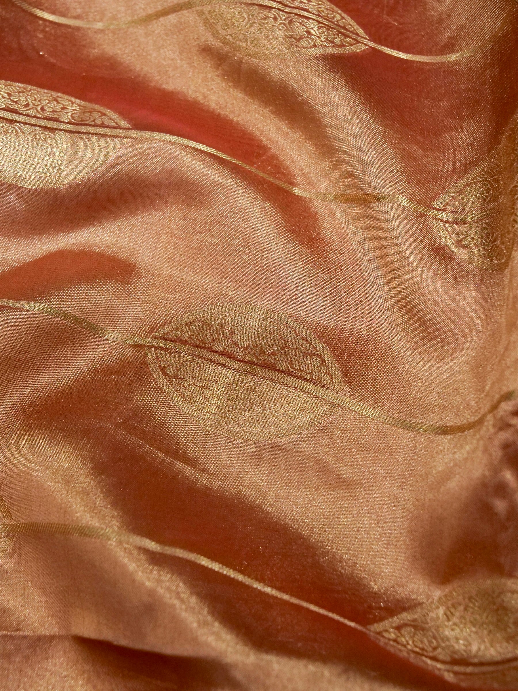 Banarasi Pure Tissue Silk Reshami Zari