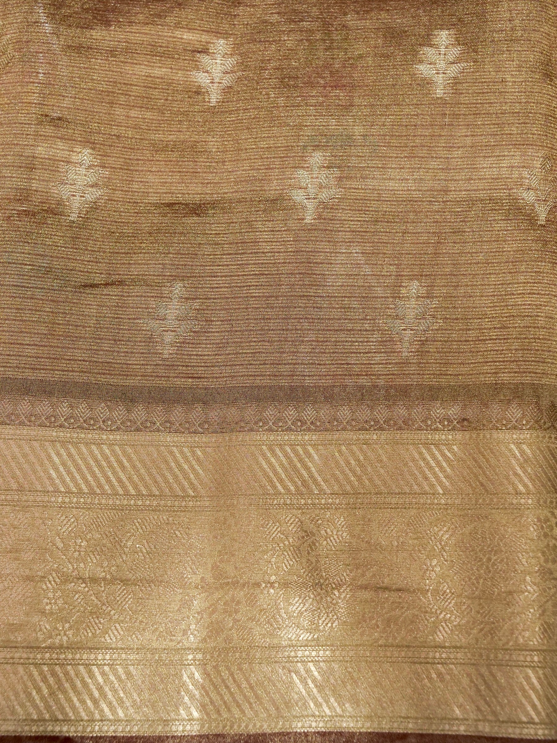 Banarasi Pure Tissue Silk with Resham Meena