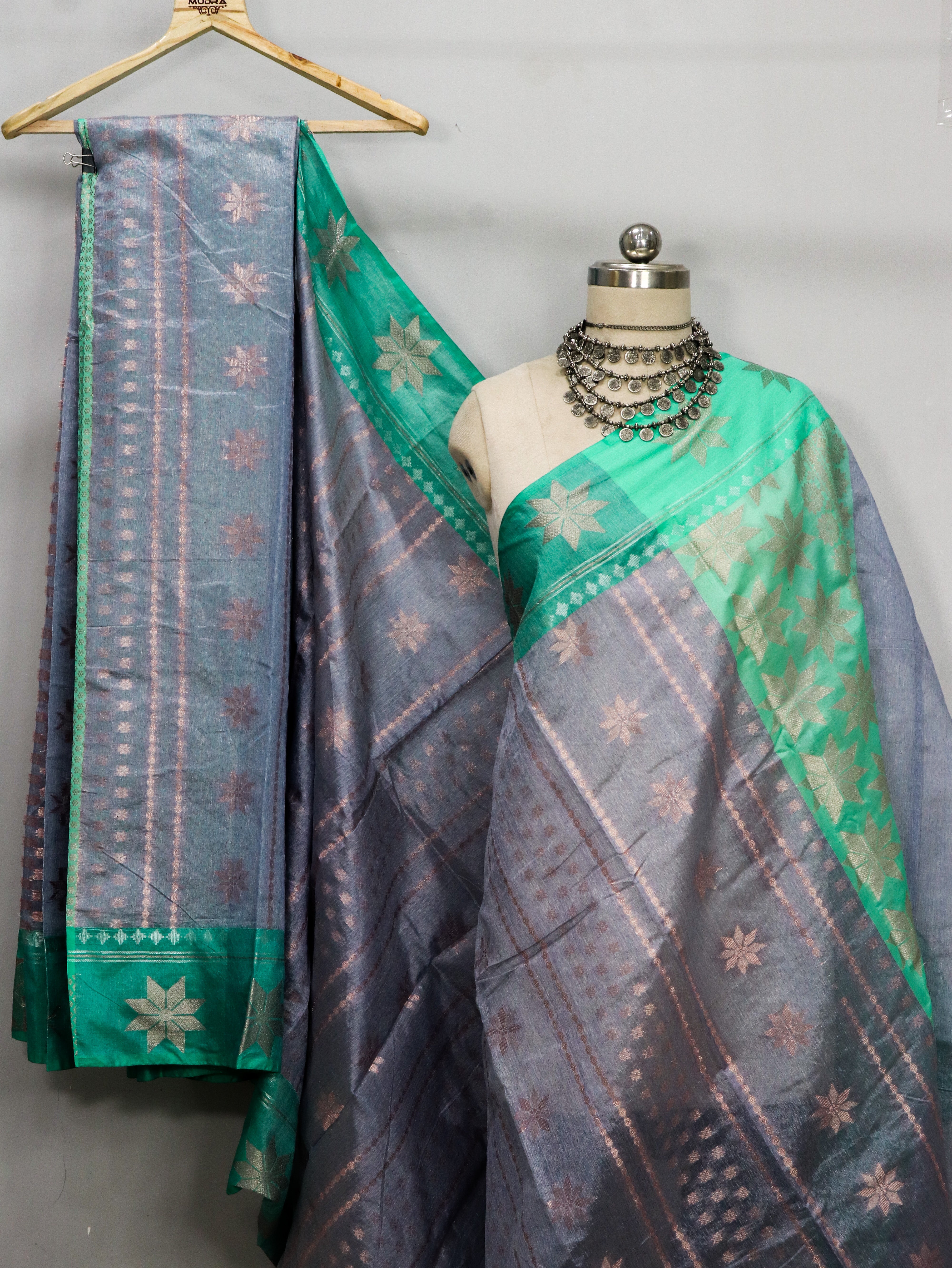 Banarasi Semi Tassar Silk