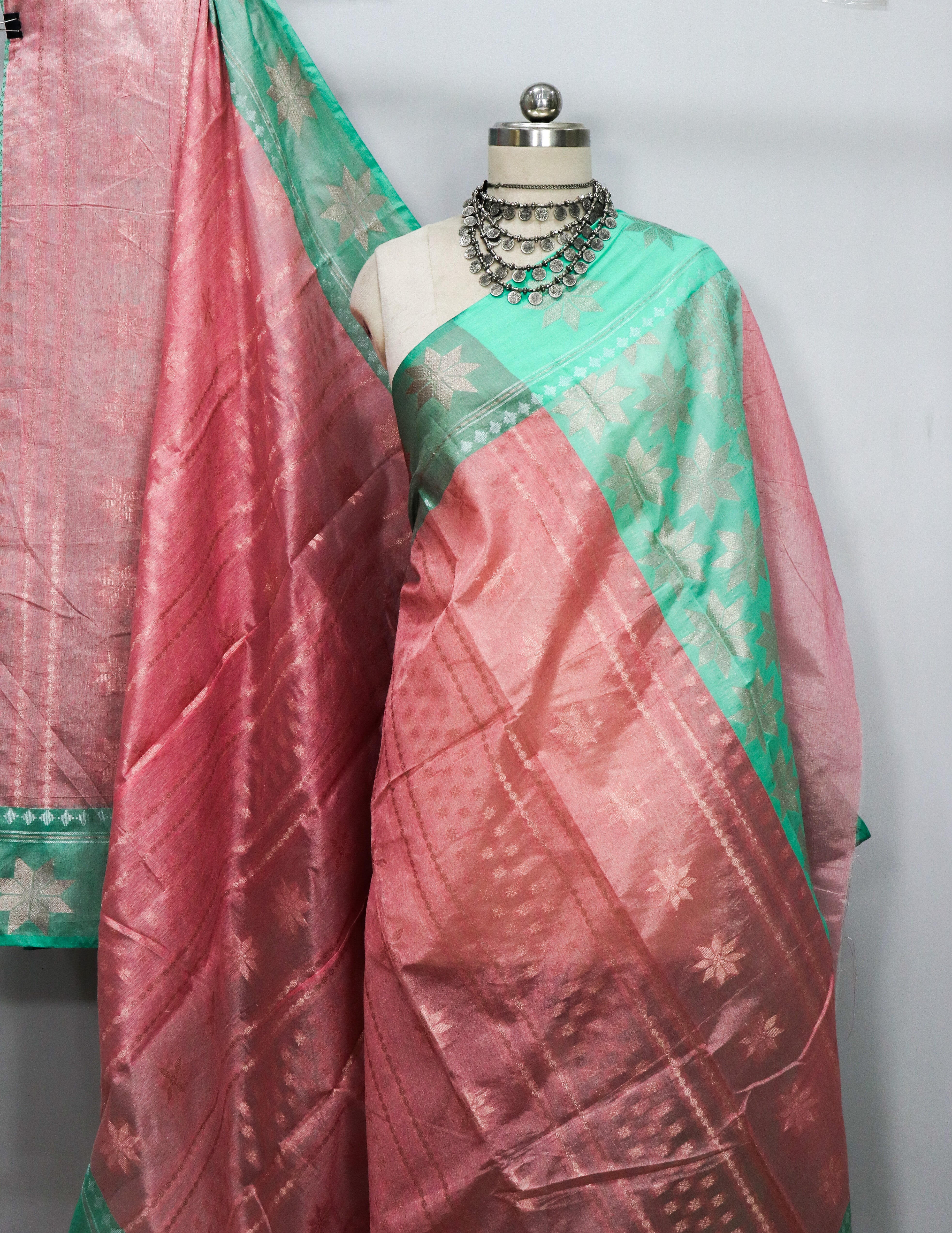 Banarasi Semi Tassar Silk