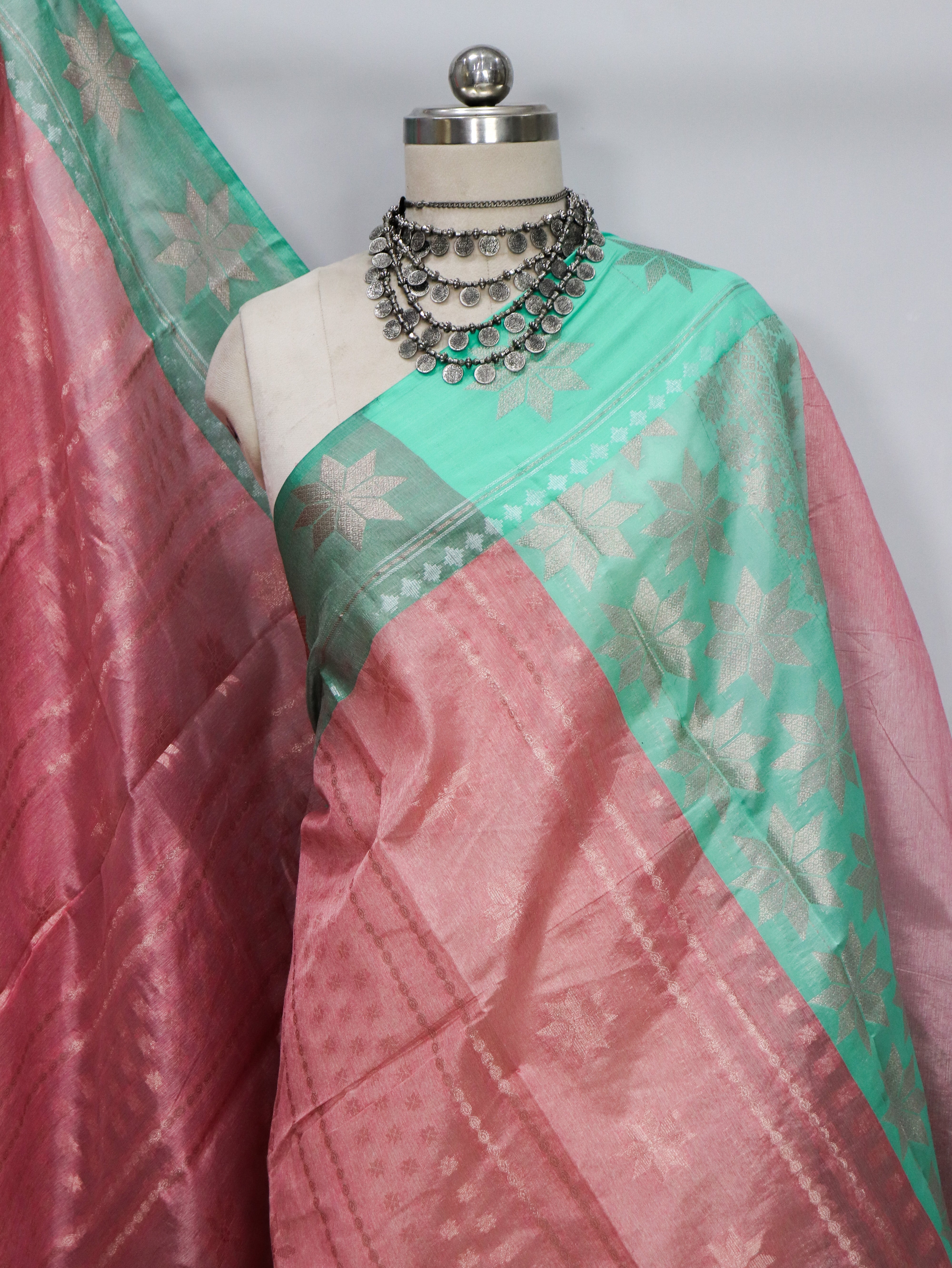 Banarasi Semi Tassar Silk