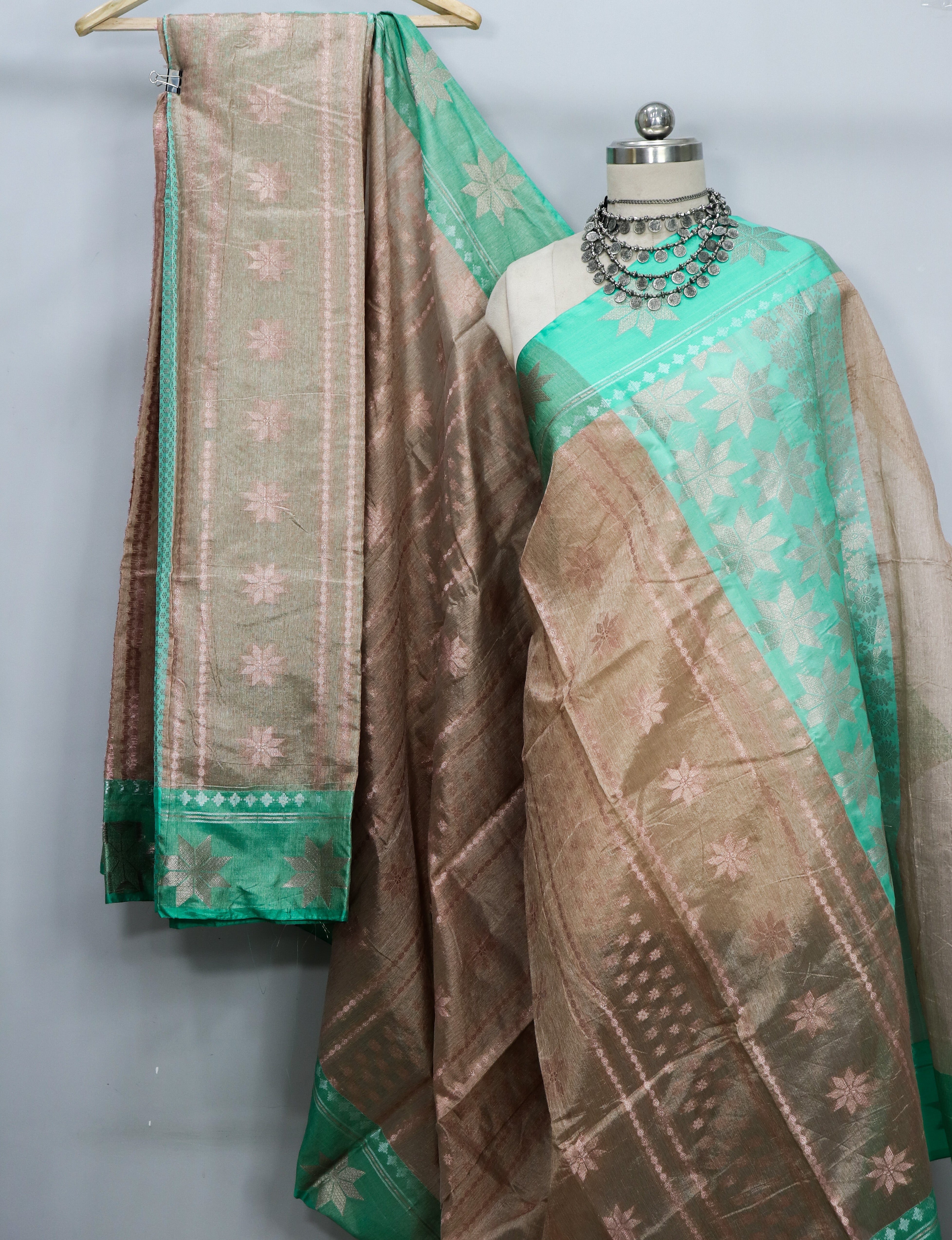 Banarasi Semi Tassar Silk