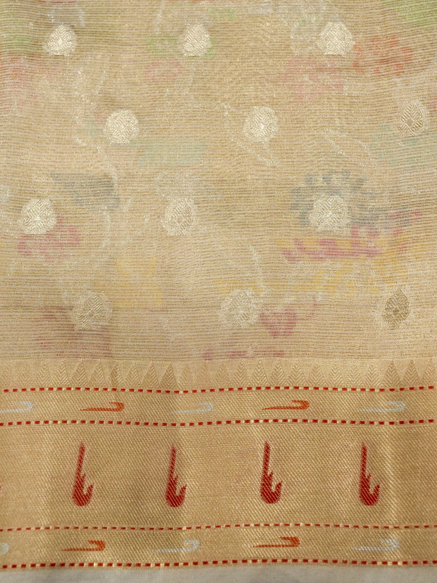 Banarasi Pure Tissue Silk with Resham Meena